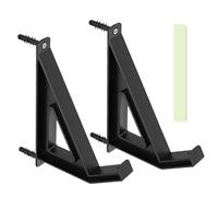 Gitekain Laptop Stand Wall Mount, Display Shelf Hanger, Versatile Storage Design, Electronics Bedside Organizer, Multipurpose Wall Rack for Computers, Routers, Books, Art Frames, 5,79 x 2,56 x 1,5
