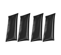 Gitekain Microfono Bag, 4 x Microfoni Storage Bags, Dustproof Shockproof PU Leather, Drawstring Zipper Cover for Karaoke, Recording, Streaming, Audio Equipment Protection, 10,5 x 29 cm