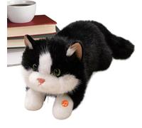 Gitekain Peluche Gatto | Peluche Morbido con Suono,Giocattolo Interattivo Con Suoni Per Camera Dei Bambini Decorazione Casa Ragazze Asilo Soggiorno Natale