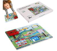 Gitekain Tavolette Sensoriali - Giochi Apprendimento Abilità Motorie,Tavolo Apprendimento STEM e Giocattoli da Viaggio per Bambini,per Casa Scuola Auto Aereo e Playroom Regalo Compleanno e Festa