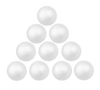 Gitohoni 10 Pezzi Sfere Polistirolo Palline Schiuma Oggetti Creativi Polistirene Espanso Indicato per Costruzioni Artistiche Decorazioni Natalizie Manualità, 7 centimetri
