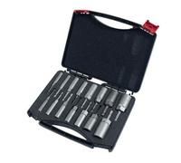 Gitohoni 15 Pezzi Set di Bussole con Custodia Rigida Compatto Set di Bussole Esagonali Organizzato Unsile per Meccanici, Manunzione Meccanica