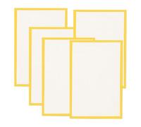 Gitohoni 5 Shikishi Board Cards Anime Collector Board Carta per Calligrafia con Robusta Cornice Dorata per Creativo Artigianato, Dimensioni: 15x21cm