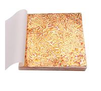 Gitohoni 50 Pezzi Imitazione Progetti Creativi Carta Variegata Carta Decorativa Materiale Rame Adatto per Statua Cornici Pareti, Stile a