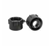 Gitohoni Adattatore Filettato per Serbatoio Raccordo Conversione Filetti Accessorio Valvola Guarnizione Interna Antigoccia Realizzato in Plastica Resistente, Fino A 1 Pollice