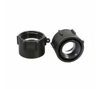 Gitohoni Adattatore Filettato per Serbatoio Raccordo Conversione Filetti Accessorio Valvola Guarnizione Interna Antigoccia Realizzato in Plastica Resistente, Fino A 1-1/4 Inch