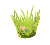 Gitohoni Cestino Pasquale Borsa Uova Caccia Borse Riutilizzabile Tessuto Non Tessuto Design Adatto per Dolci Pasquali Regali Bambini Uso Quotidiano, Farfalla