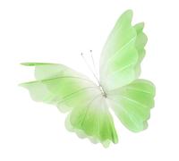 Gitohoni Farfalla Artificiale di Grandi Dimensioni, Decorazione Floreale in di Seta per Feste, Leggera E Resistente per Creare Un'atmosfera Incantevo, Verde