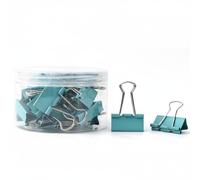 Gitohoni Fermaglio Binder Clip Resistente in Acciaio Manganese Facile da Usare per Raggruppare Ricevute E Manoscritti Senza Rovinare i Adatto a Archivisti Dimensione Unica, Verde, 32MM