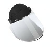 Gitohoni Maschera da Saldatura Visiera Protettiva Regolabile Casco Schermo Facciale Anti Scintille E Anti Calore con Struttura Traspirante Adatta per Officina, Trasparente
