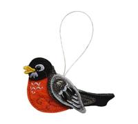 Gitohoni Ornamenti a Forma di Uccello per L'albero E Decorazioni per La Casa per Le Feste, Arancia