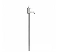 Gitohoni Pompa di Trasferimento Olio in Acciaio Inox Resistente Pompa Manuale con Stantuffo a Robusta Attrezzo Industriale per Agricoltori, Meccanici, 120 CM