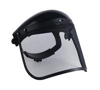 Gitohoni Protezione per Il Viso Da Motosega, Leggera, in Rete D'acciaio, con Buona Ventilazione E Cinturino Regolabile, Ideale per Lavori di, Nero