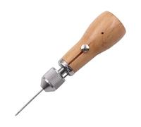 Gitohoni Punzone per Cucire La Pelle, Impugnatura Comoda, Manico in Legno Multiuso, Punteruolo per Cucire, Accessori per Cucito Fai Da Te, Lavorazione Della Pe, Style B
