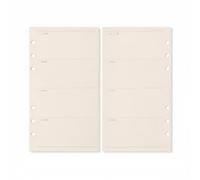 Gitohoni Ricarica Pagine Anelli Ricaricabile Carta Perforata Planner Inserto Praticità Accesso Rapido Appunti Adatta Pianificazione Progetti Lavorativi Formazione, A6, Piano Settimanale