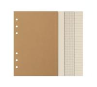 Gitohoni Ricarica Pagine Anelli Ricaricabile Carta Perforata Planner Inserto Praticità Accesso Rapido Appunti Adatta Pianificazione Progetti Lavorativi Formazione, A5, 4-In-1
