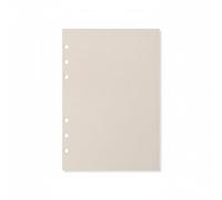 Gitohoni Ricarica Pagine Anelli Ricaricabile Carta Perforata Planner Inserto Praticità Accesso Rapido Appunti Adatta Pianificazione Progetti Lavorativi Formazione, A5, Vuoto