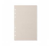 Gitohoni Ricarica Pagine Anelli Ricaricabile Carta Perforata Planner Inserto Praticità Accesso Rapido Appunti Adatta Pianificazione Progetti Lavorativi Formazione, A5, Griglia