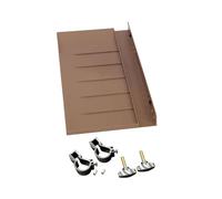 Gitohoni Ripiano per Cavalletto Staccabile, Vassoio per Schizzi, Contenitore per Strumenti di Pittura, Vassoio per Pennelli per Esterni, Tavoli, Interni, MARRONE