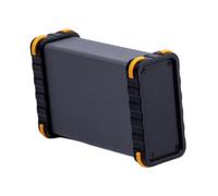 Gitohoni Scatola Progetto Alluminio Scatola Elettronica Custodia Strumento Alimentazione Scatola Giunzione Realizzata in Alluminio per Resistenza E Dissipazion, Grigio