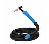 Gitohoni Torcia Regolabile Impugnatura Ergonomica Antiscivolo, Torcia con Raffreddamento a Gas, per Officina, Saldatori, 10M, Wp17