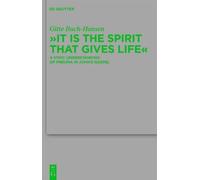 Gitte Buch-Hansen "It is the Spirit that Gives Life" (Copertina rigida)