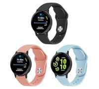 Gittos 20mm Cinturino per Garmin Vivoactive 5/3, Garmin Forerunner 55/165/245/645 Music, Garmin Vivomove 3/HR/Style/Luxe/Venu Sq 2 20mm Silicone Cinturini Sport
