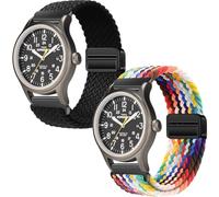 Gittos 20mm Magnetico Cinturino per Timex Weekender Expedition Scout/Acadia Waterbury Traditional Easy Reader 43mm/T49961SU/T2N654PF/TW2U68200/TWC030800/T2N651/TW2P75800/TW4B12500