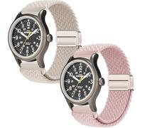 Gittos 20mm Magnetico Cinturino per Timex Weekender Expedition Scout/Acadia Waterbury Traditional Easy Reader 43mm/T49961SU/T2N654PF/TW2U68200/TWC030800/T2N651/TW2P75800/TW4B12500