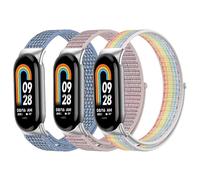 Gittos Nylon Cinturino Compatibile con Xiaomi Mi Band 9/Band 8 Cinturini