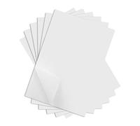 Gitua 100 Fogli Carbonio Formato A4, Colore Bianco, per trasferimento, Grafite, per fotocopiatrici, Legno, Carta, Tela, Vetro, Ceramica e Altre superfici, 1