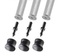 Gitzo puntale intercambiabile e base in gomma, 38 mm, set da 3