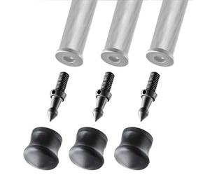 Gitzo puntale intercambiabile e base in gomma, 38 mm, set da 3