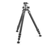 Gitzo Treppiede Systematic Serie 4, Treppiede Fotocamera con Testa a Sfera Centrale, Accessori Fotografia, per Creazione Contenuti, Video, Fotografia Professionale, Portata 28 Kg