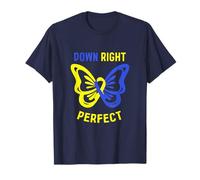 Giù a Destra Perfetta, Citazione sulla consapevolezza della sindrome di Down Butterfly Maglietta