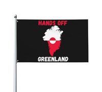 Giù Le Mani Dalla Groenlandia Bandiera Da Cortile Resistente Alle Intemperie Bandiere Di Benvenuto Divertente Bandiere Da Giardino Decorazione Per Fattoria Esterni Interni 90X152Cm
