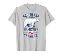 Giù Le Mani dalla Groenlandia Non è in Vendita Danimarca Animal Maglietta