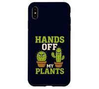 Giù le mani dalle mie piante Divertente Cactus Giardiniere Amante Custodia per iPhone XS Max