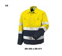 Giubbino Alta Visibilità AV Bicolor Protezione Civile Soccorso Certificata CE EN