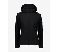 Giubbino CMP FullZip Hood Softshell nero donna - S