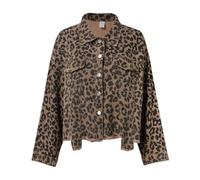 Giubbino di Jeans Donna- Giacca Denim Donna- Giacca in Jeans 90’s Denim Jacket Cropped Fit Oversize a Maniche Lunghe Giacca a Vento Donna Giacche da Moto Casual Leggero Autunno Outwear