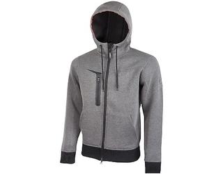 GIUBBINO FELPA U-POWER FULL ZIP TASTY GM CON CAPPUCCIO ABBIGLIAMENTO
