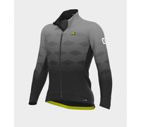 Giubbino invernale ciclismo ALE' PR-R MAGNITUDE nero-grigio - Taglia: S