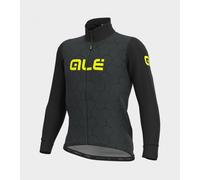 Giubbino invernale ciclismo ALE' SOLID CROSS nero-grigio - Taglia: S