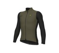 Giubbino invernale ciclismo ALE' SOLID FONDO 2.0 verde oliva 2025