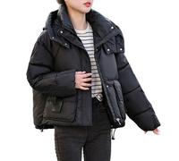 Giubbino Jeans Bimba Anorak Mezza Trekking Estivo Svasato Strass Particolari Lavoro Waterproof alla Bellissimi Petto Femminile Top Lunghissimo Removibile Punk Tecnici Scamosciati