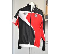 Giubbino Santini Smanicabile LIZARD Rosso Bianco Nero Windstopper