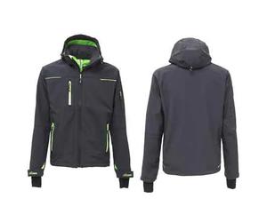 GIUBBINO SOFTSHELL 'SPACE' GRIGIO/VERDE UPOWER Tg. S