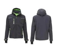 GIUBBINO SOFTSHELL 'SPACE' GRIGIO/VERDE UPOWER Tg. XXL