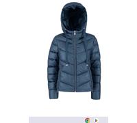 GIUBBINO yes zee DONNA TRAPUNTATO CON CAPPUCCIO blu